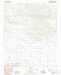 Pinto Mountain California Historical topographic map, 1:24000 scale, 7.5 X 7.5 Minute, Year 1986