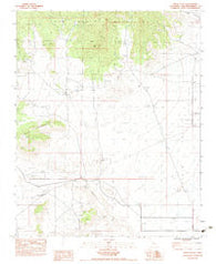 Pinto Valley California Historical topographic map, 1:24000 scale, 7.5 X 7.5 Minute, Year 1983