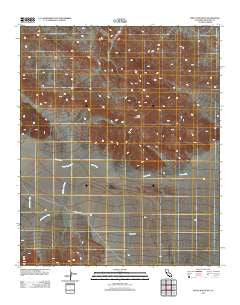 Pinto Mountain California Historical topographic map, 1:24000 scale, 7.5 X 7.5 Minute, Year 2012