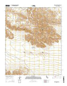 Pinto Mountain California Current topographic map, 1:24000 scale, 7.5 X 7.5 Minute, Year 2015