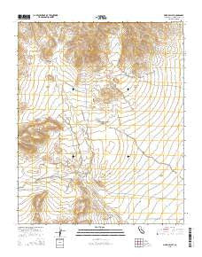 Pinto Valley California Current topographic map, 1:24000 scale, 7.5 X 7.5 Minute, Year 2015