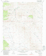 Pinyon Mtn California Historical topographic map, 1:24000 scale, 7.5 X 7.5 Minute, Year 1972