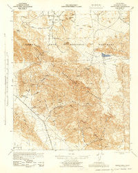 Pinyon Well California Historical topographic map, 1:62500 scale, 15 X 15 Minute, Year 1944