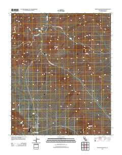 Pinyon Mountain California Historical topographic map, 1:24000 scale, 7.5 X 7.5 Minute, Year 2012
