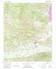 Piru California Historical topographic map, 1:24000 scale, 7.5 X 7.5 Minute, Year 1952