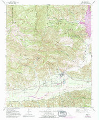 Piru California Historical topographic map, 1:24000 scale, 7.5 X 7.5 Minute, Year 1952