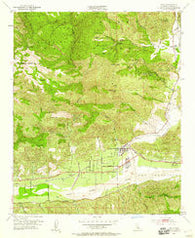 Piru California Historical topographic map, 1:24000 scale, 7.5 X 7.5 Minute, Year 1952