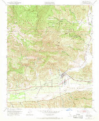 Piru California Historical topographic map, 1:24000 scale, 7.5 X 7.5 Minute, Year 1952