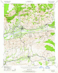 Piru California Historical topographic map, 1:62500 scale, 15 X 15 Minute, Year 1941