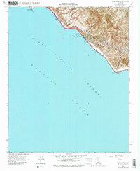 Pitas Point California Historical topographic map, 1:24000 scale, 7.5 X 7.5 Minute, Year 1950