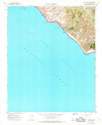 Pitas Point California Historical topographic map, 1:24000 scale, 7.5 X 7.5 Minute, Year 1950