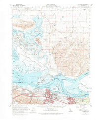 Pittsburg California Historical topographic map, 1:62500 scale, 15 X 15 Minute, Year 1953