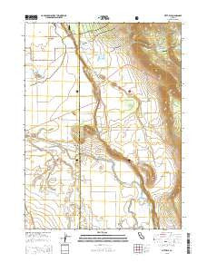 Pittville California Current topographic map, 1:24000 scale, 7.5 X 7.5 Minute, Year 2015