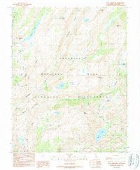 Piute Mountain California Historical topographic map, 1:24000 scale, 7.5 X 7.5 Minute, Year 1990