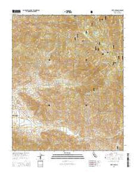 Piute Peak California Current topographic map, 1:24000 scale, 7.5 X 7.5 Minute, Year 2015