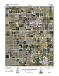 Pixley California Historical topographic map, 1:24000 scale, 7.5 X 7.5 Minute, Year 2012