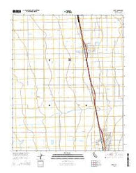 Pixley California Current topographic map, 1:24000 scale, 7.5 X 7.5 Minute, Year 2015