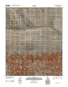 Placer Canyon California Historical topographic map, 1:24000 scale, 7.5 X 7.5 Minute, Year 2012