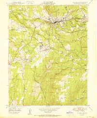 Placerville California Historical topographic map, 1:24000 scale, 7.5 X 7.5 Minute, Year 1950