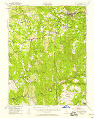 Placerville California Historical topographic map, 1:62500 scale, 15 X 15 Minute, Year 1949