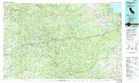 Placerville California Historical topographic map, 1:100000 scale, 30 X 60 Minute, Year 1976