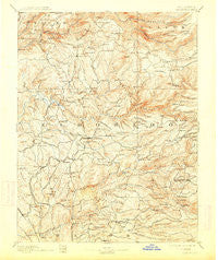 Placerville California Historical topographic map, 1:125000 scale, 30 X 30 Minute, Year 1893