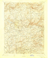 Placerville California Historical topographic map, 1:125000 scale, 30 X 30 Minute, Year 1893