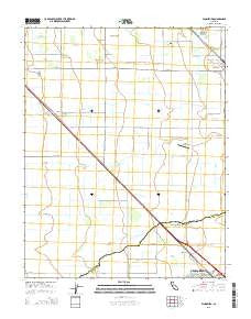 Plainsburg California Current topographic map, 1:24000 scale, 7.5 X 7.5 Minute, Year 2015