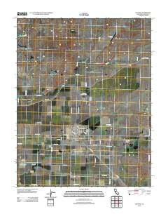 Planada California Historical topographic map, 1:24000 scale, 7.5 X 7.5 Minute, Year 2012