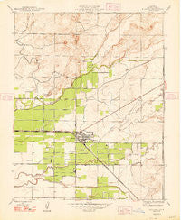 Planada California Historical topographic map, 1:24000 scale, 7.5 X 7.5 Minute, Year 1948