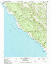 Plantation California Historical topographic map, 1:24000 scale, 7.5 X 7.5 Minute, Year 1977