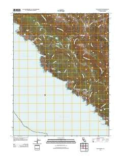Plantation California Historical topographic map, 1:24000 scale, 7.5 X 7.5 Minute, Year 2012