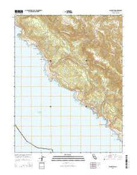 Plantation California Current topographic map, 1:24000 scale, 7.5 X 7.5 Minute, Year 2015