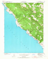 Plantation California Historical topographic map, 1:24000 scale, 7.5 X 7.5 Minute, Year 1943