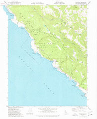 Plantation California Historical topographic map, 1:24000 scale, 7.5 X 7.5 Minute, Year 1977