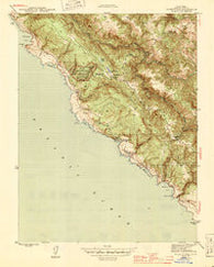 Plantation California Historical topographic map, 1:31680 scale, 7.5 X 7.5 Minute, Year 1944