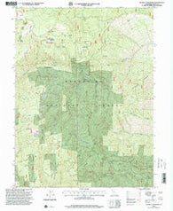 Plaskett Meadows California Historical topographic map, 1:24000 scale, 7.5 X 7.5 Minute, Year 1995