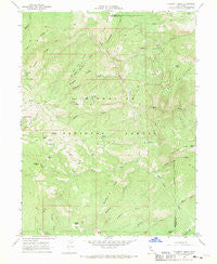 Plaskett Ridge California Historical topographic map, 1:24000 scale, 7.5 X 7.5 Minute, Year 1967