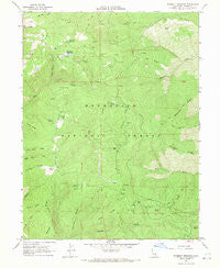 Plaskett meadows California Historical topographic map, 1:24000 scale, 7.5 X 7.5 Minute, Year 1967