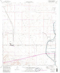 Plaster City California Historical topographic map, 1:24000 scale, 7.5 X 7.5 Minute, Year 1957