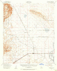 Plaster City California Historical topographic map, 1:62500 scale, 15 X 15 Minute, Year 1940