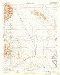 Plaster City California Historical topographic map, 1:62500 scale, 15 X 15 Minute, Year 1957