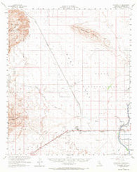 Plaster City California Historical topographic map, 1:62500 scale, 15 X 15 Minute, Year 1957