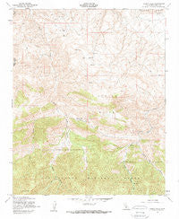 Pleito Hills California Historical topographic map, 1:24000 scale, 7.5 X 7.5 Minute, Year 1958