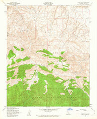 Pleito Hills California Historical topographic map, 1:24000 scale, 7.5 X 7.5 Minute, Year 1958