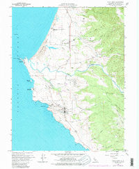 Point Arena California Historical topographic map, 1:24000 scale, 7.5 X 7.5 Minute, Year 1960