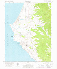 Point Arena California Historical topographic map, 1:24000 scale, 7.5 X 7.5 Minute, Year 1960