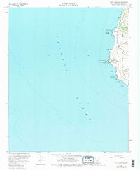 Point Arguello California Historical topographic map, 1:24000 scale, 7.5 X 7.5 Minute, Year 1959