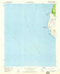 Point Arguello California Historical topographic map, 1:24000 scale, 7.5 X 7.5 Minute, Year 1959