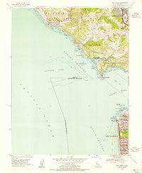 Point Bonita California Historical topographic map, 1:24000 scale, 7.5 X 7.5 Minute, Year 1954